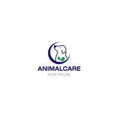 Animal care and veterinary clinic logo