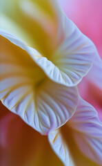 a close up of a flower with a blury background