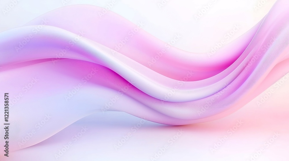 Poster colorful flowing gradient waves, smooth motion of vibrant colors transitioning seamlessly, creating 