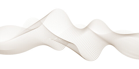 Wave flowing liquid line abstract background. Black and white vector design 3D lines in perspective, curve and wave lines in motion, smooth and soft backdrop.eps10