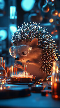 Hedgehog that experiments