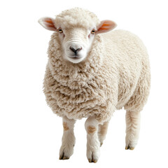 Fototapeta premium Sheep isolated on transparent background