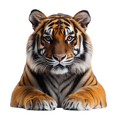 Fototapeta premium Tiger isolated on transparent background