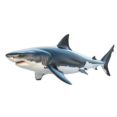 Obraz premium Shark isolated on transparent background