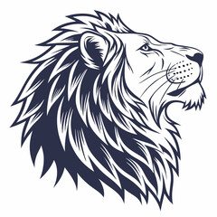 lion head vector