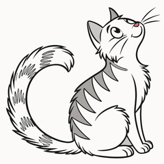 cat cartoon illustration