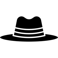 Hat II icon single vector illustration
