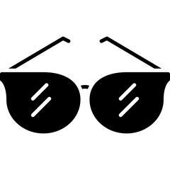 Sunglasses icon single vector illustration