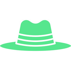 Hat II icon single vector illustration