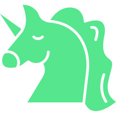 Unicorn icon single vector illustration