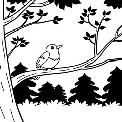 birds on a branch