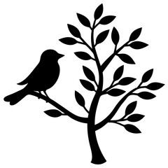 bird on tree