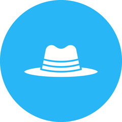 Hat II icon single vector illustration