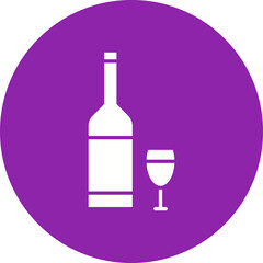 Alcohol icon single vector illustration