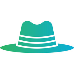 Hat II icon single vector illustration