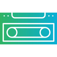 Obraz premium Casette Player icon single vector illustration