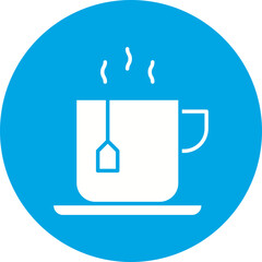 Tea Cup icon single vector illustration