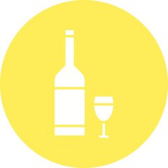Alcohol icon single vector illustration