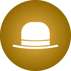 Hat I icon single vector illustration
