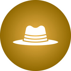 Hat II icon single vector illustration