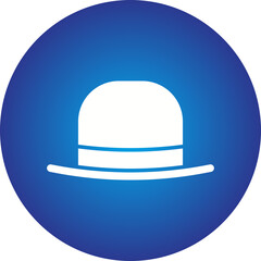 Hat I icon single vector illustration