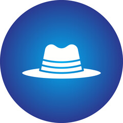 Hat II icon single vector illustration