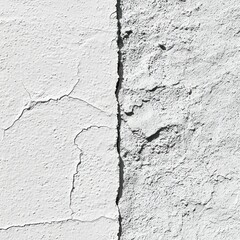 Obraz premium Cracked plaster wall texture, urban decay, background