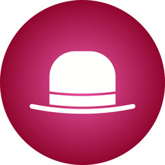 Hat I icon single vector illustration