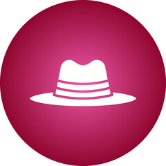 Hat II icon single vector illustration