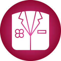Suit icon single vector illustration