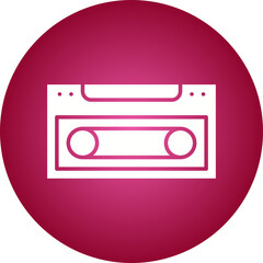 Obraz premium Casette Player icon single vector illustration