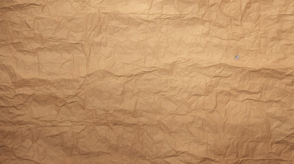 Fototapeta premium Crumpled Brown Paper Texture Background