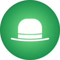 Hat I icon single vector illustration