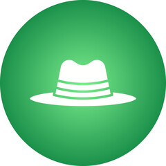 Hat II icon single vector illustration