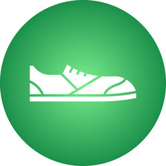 Sneakers icon single vector illustration