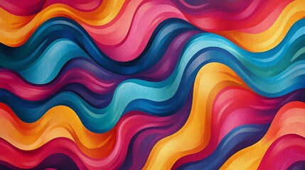 Abstract colorful wavy background. (1)