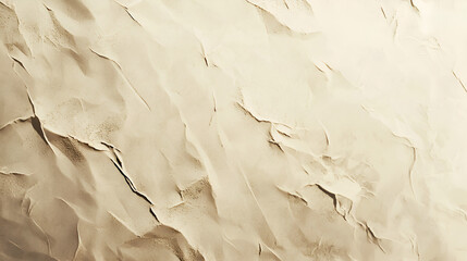 Obraz premium Textured Beige Background. Abstract cream-colored backdrop with a crumpled, uneven surface.