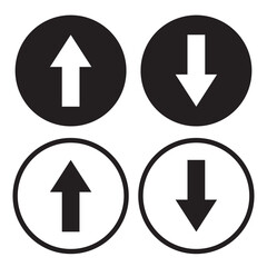 Arrow up icons. Set of curve rise increase arrows. Growth pictogram isolated. Vector illustration.