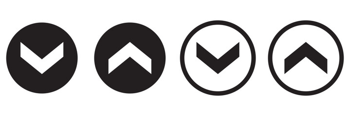 Swipe icon set. Swipe up arrow icons. Arrow buttons for social media. Scroll pictogram. Web icons. Vector illustration.