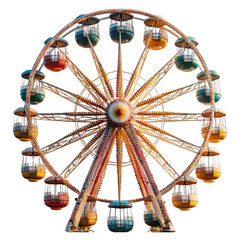 Ferris Wheel Cutout Isolated on Transparent Background