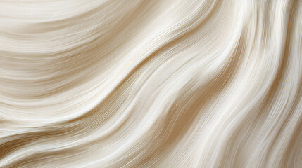 Fototapeta premium Abstract beige and white wave pattern. Smooth, flowing lines create a luxurious texture.