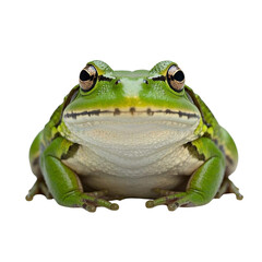 giant frog in isolated transparent background