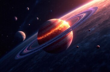 planet in space