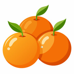 Fresh Juicy Oranges with Green Leaves - Perfect for Healthy Living.