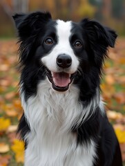 Fototapeta premium border collie puppy