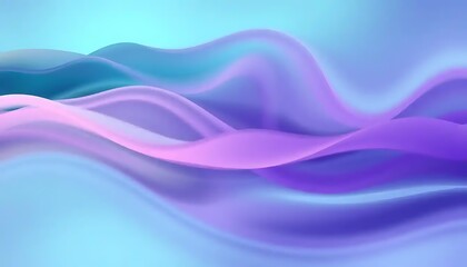 Obraz premium Abstract Pastel Waves Flowing Softly