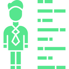 Skill icon single vector illustration