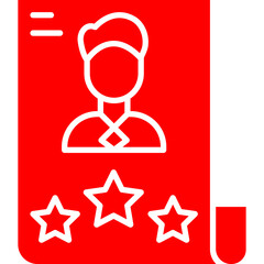 Experience icon single vector illustration