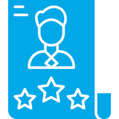 Experience icon single vector illustration