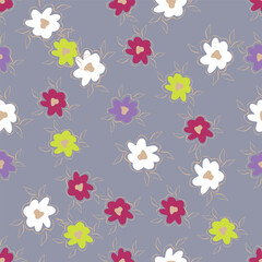 flowers Seamless pattern.